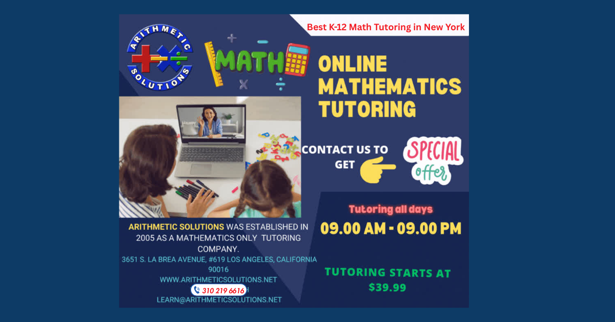 Best K-12 Math Tutoring in New York