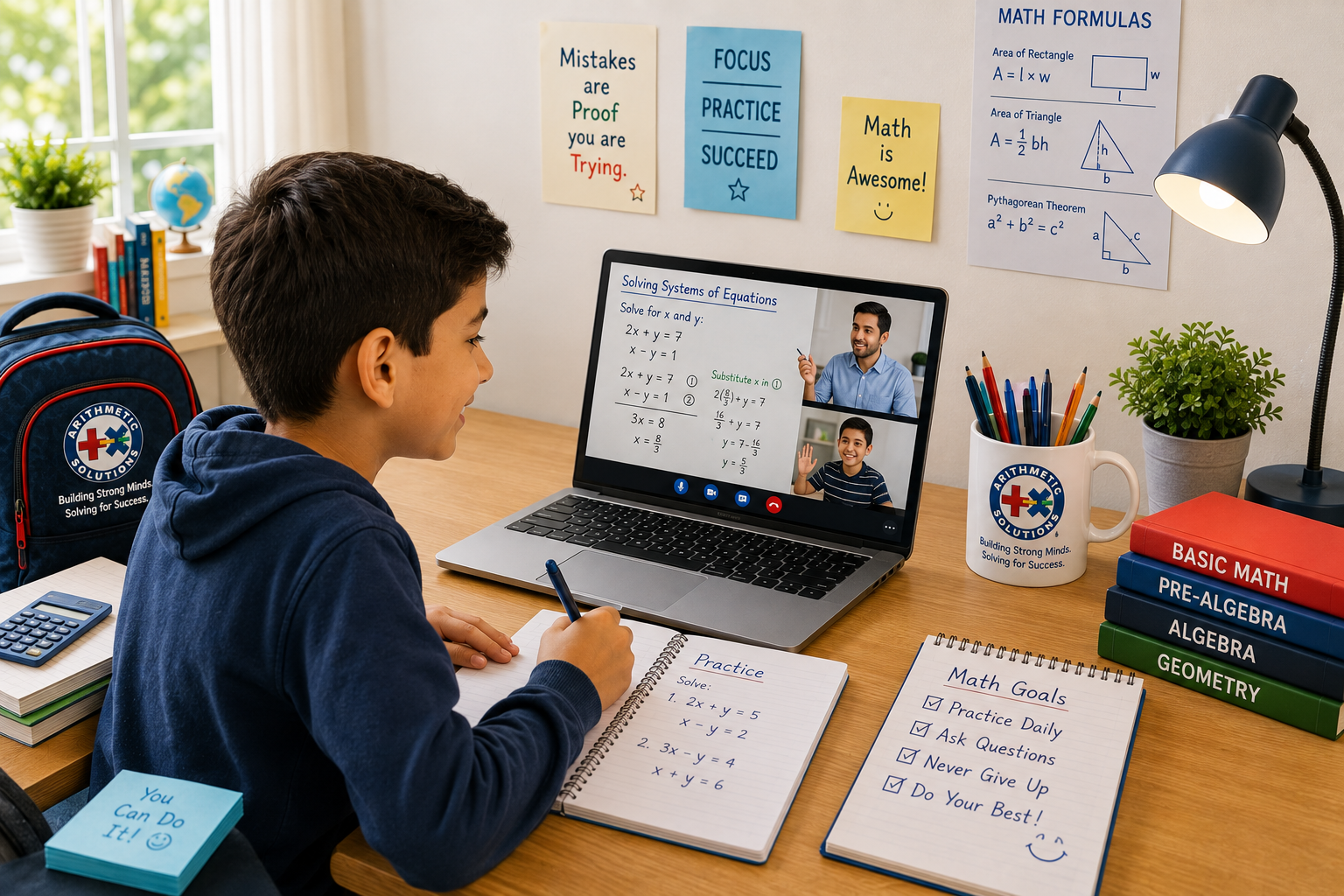 K-12 Math Tutoring California - Arithmetic Solutions
